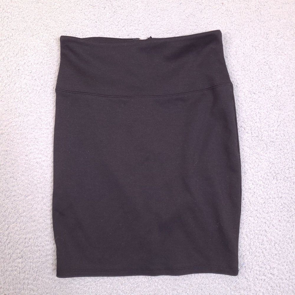 Xhilaration Mini Skirt Womens XS Black Zipper Back‎